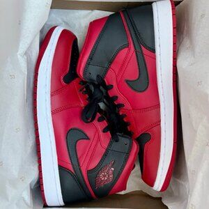 BRAND NEW Air Jordan 1 Mid 'Reverse Bred' - Men's 9½